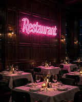 Restaurant · LED Neon — Pink
