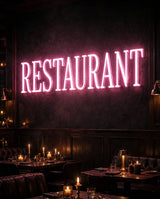 Restaurant · LED Neon — Pink