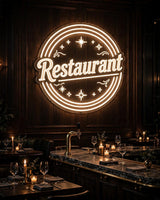 Restaurant · LED Neon — Warmweiß