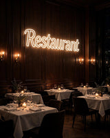 Restaurant · LED Neon — Warmweiß