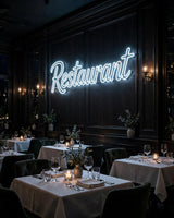 Restaurant · LED Neon — Weiß