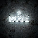 Rose · LED Neon — Weiß