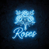 Roses · LED Neon — Blau