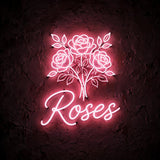 Roses · LED Neon — Pink