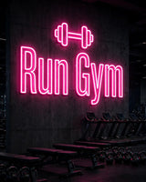 Run Gym · LED Neon — Pink