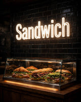 Sandwich · LED Neon — Warmweiß
