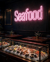 Seafood · LED Neon — Pink