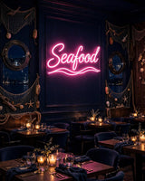 Seafood · LED Neon — Pink