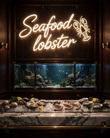 Seafood lobster · LED Neon — Warmweiß