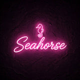 Seahorse · LED Neon — Pink