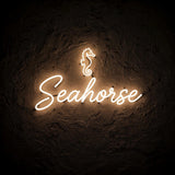 Seahorse · LED Neon — Warmweiß
