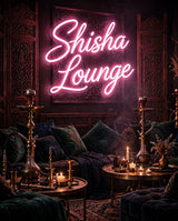 Shisha Lounge · LED Neon — Pink