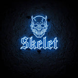 Skelet · LED Neon — Blau