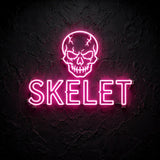 Skelet · LED Neon — Pink