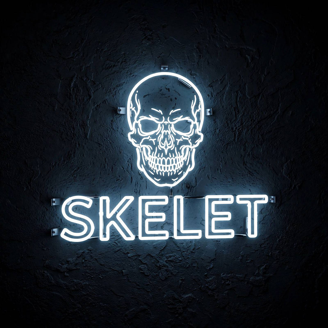 Skelet · LED Neon — Weiß