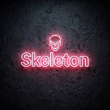 Skeleton · LED Neon — Pink