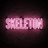 Skeleton · LED Neon — Pink