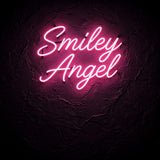 Smiley Angel · LED Neon — Pink