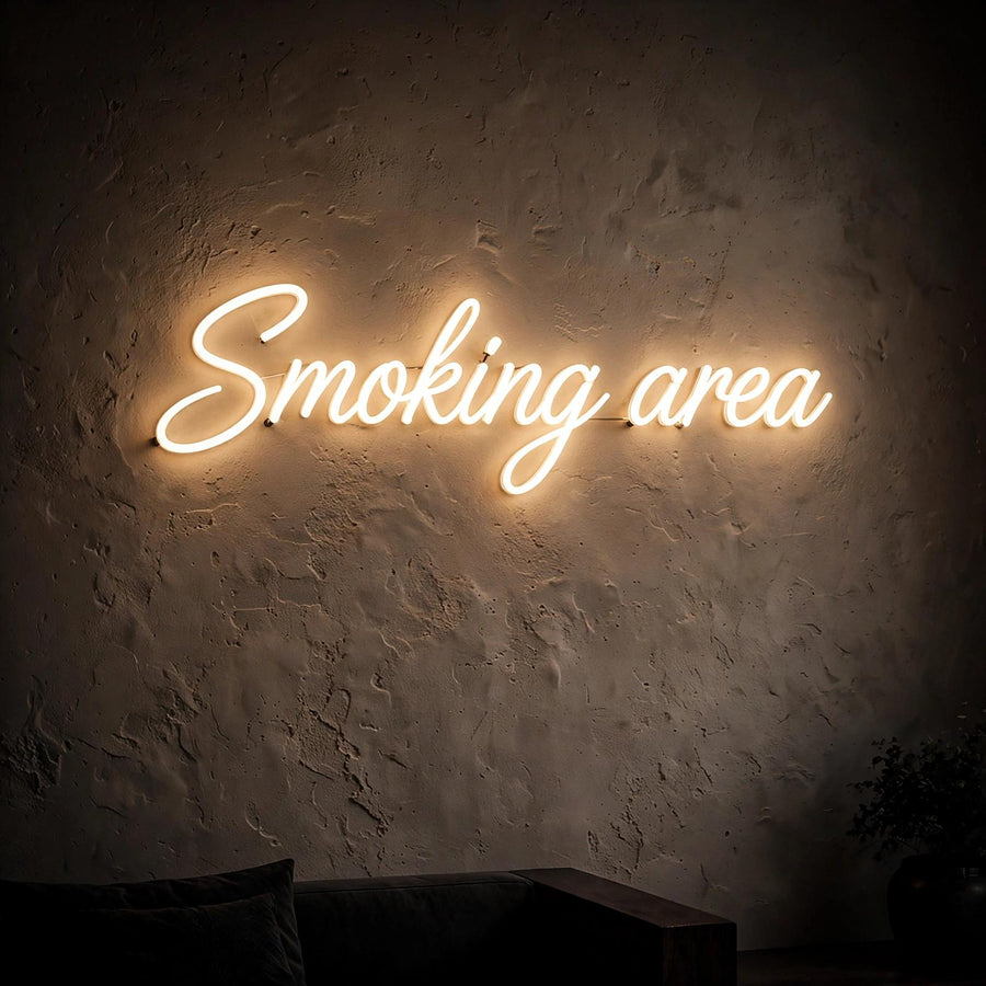 Smoking area · LED Neon