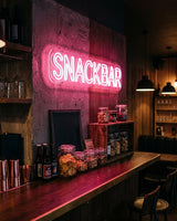 Snackbar · LED Neon — Pink