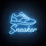 Sneaker · LED Neon — Blau