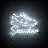 Sneaker · LED Neon — Weiß