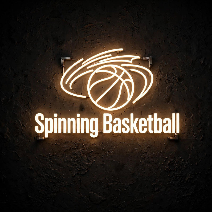 Spinning Basketball · LED Neon