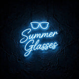 Summer Glasses · LED Neon — Blau