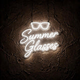Summer Glasses · LED Neon — Weiß