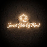 Sunset State Of Mind · LED Neon — Warmweiß