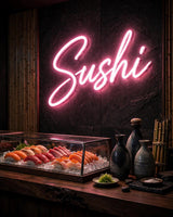 Sushi · LED Neon — Pink