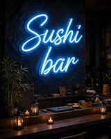 Sushi bar · LED Neon — Blau