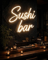 Sushi bar · LED Neon — Warmweiß
