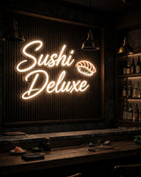 Sushi Deluxe · LED Neon — Warmweiß