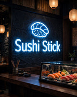 Sushi Stick · LED Neon — Blau