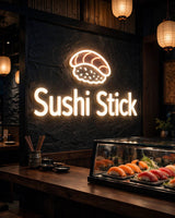 Sushi Stick · LED Neon — Warmweiß