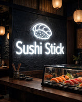 Sushi Stick · LED Neon — Weiß