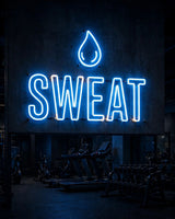 SWEAT · LED Neon — Blau