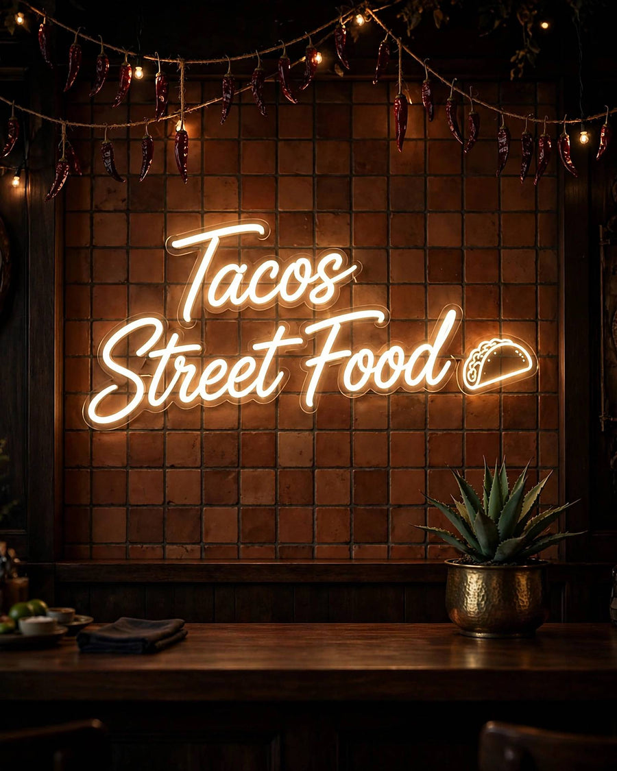 Tacos Street Food · LED Neon