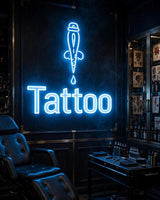 Tattoo · LED Neon — Blau