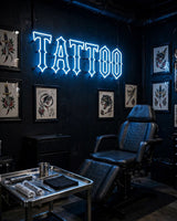 Tattoo · LED Neon — Blau