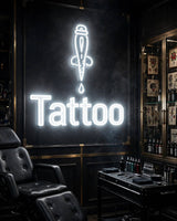 Tattoo · LED Neon — Weiß