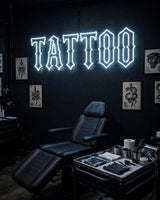 Tattoo · LED Neon — Weiß