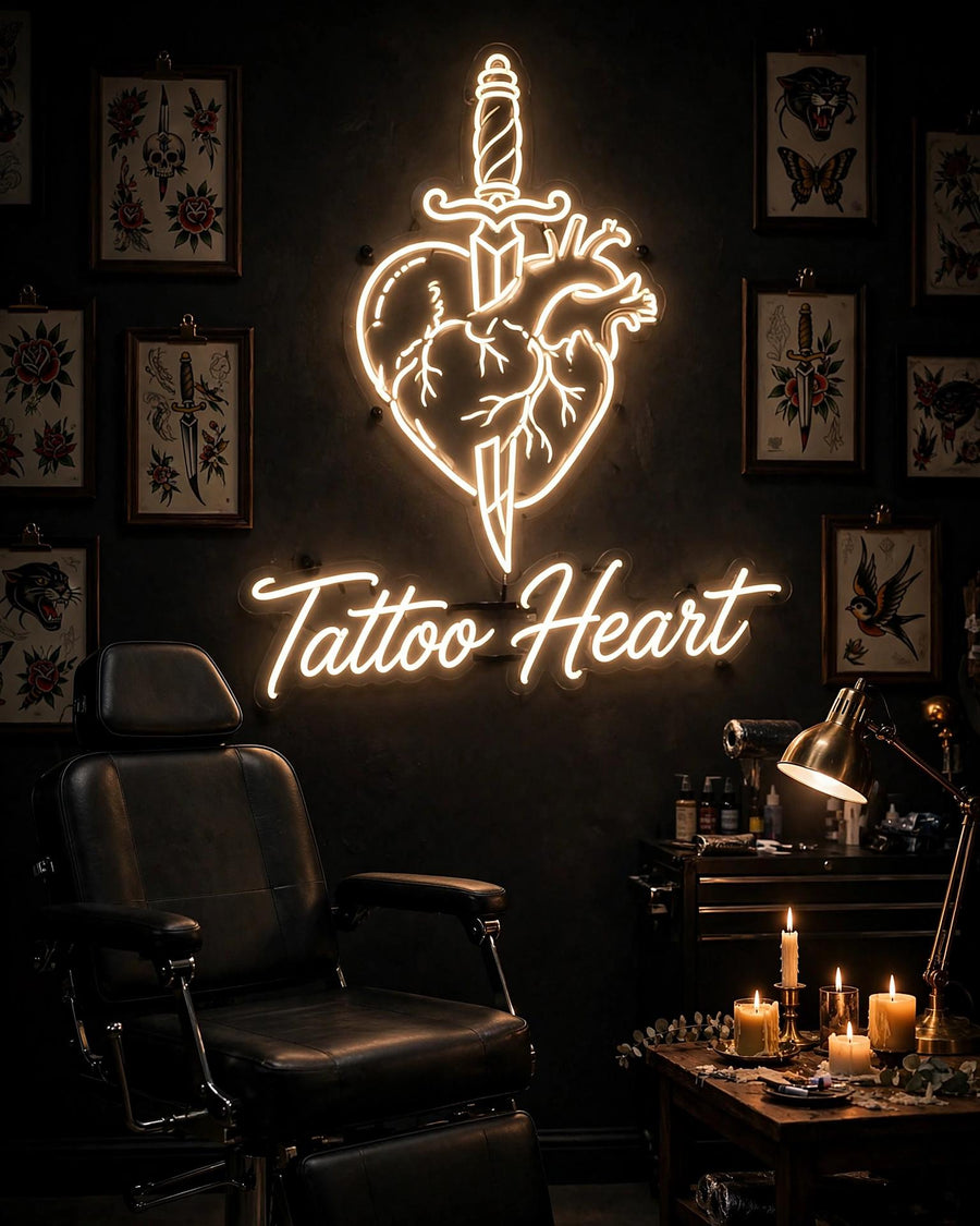 Tattoo Heart · LED Neon