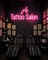Tattoo Salon · LED Neon — Pink