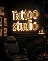 Tattoo studio · LED Neon — Warmweiß