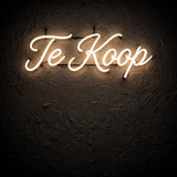 Te Koop · LED Neon — Warmweiß