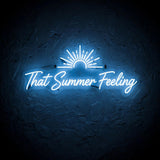 That Summer Feeling · LED Neon — Blau