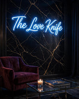 The Love Knife · LED Neon — Blau