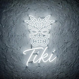 Tiki · LED Neon — Weiß